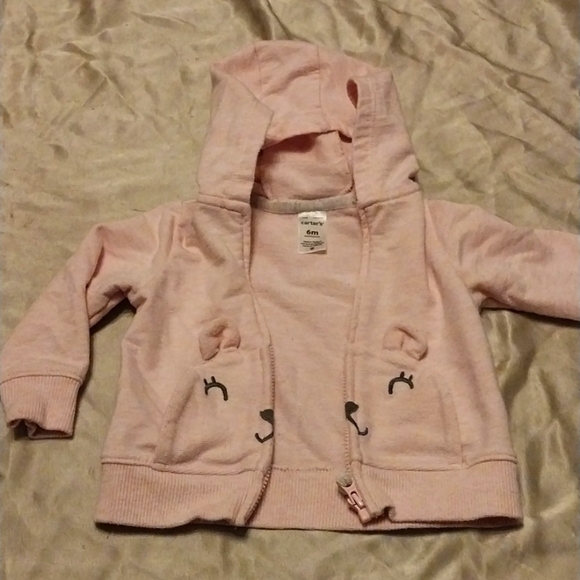 Pink Jacket with Bear Face Pockets - Picture 3 of 5